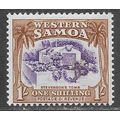 SAMOA WESTERN 1935 MINT 1/- STEVENSONS TOMB SG1...