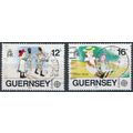 EUROPA: 12p & 16p - Guernsey 1989 - F H - SG 451/2