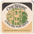 BEER MAT - GREENALL WHITLEY - CHESHIRE BEER (EX...