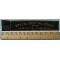 Vintage: black leather bookmark - The Leather W...