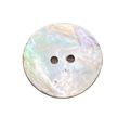 20mm Natural Mother of Pearl Shell Buttons 2 ho...
