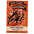New Cross Internationale QR 1961 speedway progr...