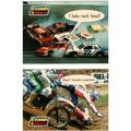 Crash & Burn Trading Cards Promo a + Promo b fr...