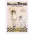 Postcard Poster Art Dog Biscuits Brun Grenoble ...