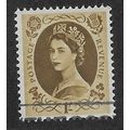 1958 1/- 'WILDINGS' (MULTI -CROWN WMK) FINE USE...