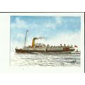 Belle Steamers PS SOUTHEND BELLE Art Postcard (...