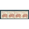 1898Av 4c Stagecoach Fine MNH Dry Gum PNC 4/4 W...