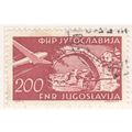 Yugoslavia 1951 (Air) - 200d multi - used
