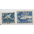 Sweden Stamps Scott #262 To 263, Used