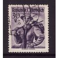 AUSTRIA 1948 PROV COSTUMES SG 1115 30G VIOLET F...