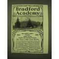 1902 Bradford Academy Ad - Miss. Laura A. Knott...