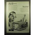 1961 Bausch & Lomb Balomatic 605 Projector Ad