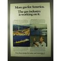 1973 AGA American Gas Association Ad - More Gas America