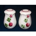 Lefton Pink Clover salt and pepper set 2536 fou...