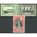 St. Lucia 1936 - SG113/15 - King George V x 3 - MH