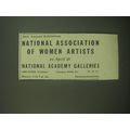 1946 National Association of Women Artists Ad - 54th Annual Exhibition