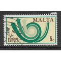 MALTA 1973 EUROPA 5c PLUM EUROPA POST HORN SG 5...