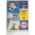 1990 programme Leeds v. Castleford