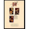 Australia 1995 Christmas 3 Stamps on National P...