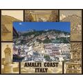 Amalfi Coast Italy Laser Engraved Wood Picture ...