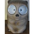 Solar Powered LED Light Up Decorative Stoneware...