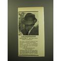 1959 Keens Sherwood Hat Advertisement