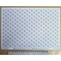 Papier peint – motif floral G – échelle 1/12 – ...