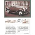 Postcard Ford V8 Motor Car 1932 Hulton Photo - ...