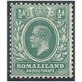 British Somaliland 1921 SG73 1/2 Anna Blue-Gree...