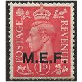 M.E.F 1943 M11 1d Pale Scarlet Mounted Mint . ..