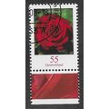 GER 2005 55c 'FLOWERS DEFINITIVES-ROSE' FINE US...