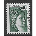 FRANCE 1981 5c GREEN SABINE SG 2212 FINE USED