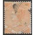 Jamaica 1890 SG23 6d Orange-Yellow Crown CA Fin...