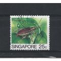 Singapore.SG495 25c Water Beetle.Fine Used.Jul25