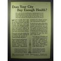 1930 Metropolitan Life Insurance Ad, Does Your ...