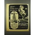 1945 Ronson Redskin Lighter Accessories Ad - Watch