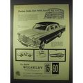 1959 Wolseley 15/60 Car Ad - Farina Links With Luxury