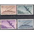 San Marino 1946 (Air) - SG327/8/9/25 - Wings Ov...