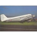 Douglas DC3 Dakota Military Aircraft Postcard (...