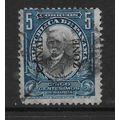 USA CANAL ZONE 1909 PANAMA OPT'D CANAL ZONE 5c ...