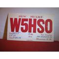 used QSL card ALBUQUERQUE, NEW MEXICO 1948 =