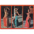 Danseuse Ahlem Tunisia Postcard posted 1982 crease