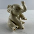Lenox China Elephant Figurine White and Gold Vi...