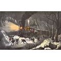 AMERICAN RAILROAD SCENE 1952 Nathaniel Currier ...