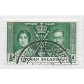 CAYMAN ISLANDS 1937 KG6 CORONATION SG112 USED 1...