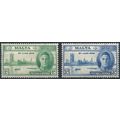 Victory - Malta 1946 - NM H - SG 232/3 (B)