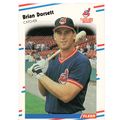 1988 Fleer MLB #607 Brian Dorsett Cleveland Ind...