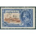 Leeward Islands 1935 2½d brown & deep blue Jubi...