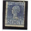 Netherlands 1923 WILHELMINA 20C BLUE F/U SG263