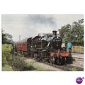Railway Postcard LMS Ivatt 2MT 41241 HAWORTH K&...